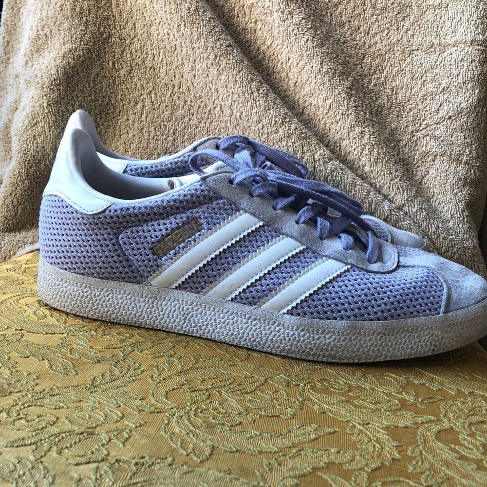 Lavender mesh Adidas Gazelle kicks - Picture 2 of 7